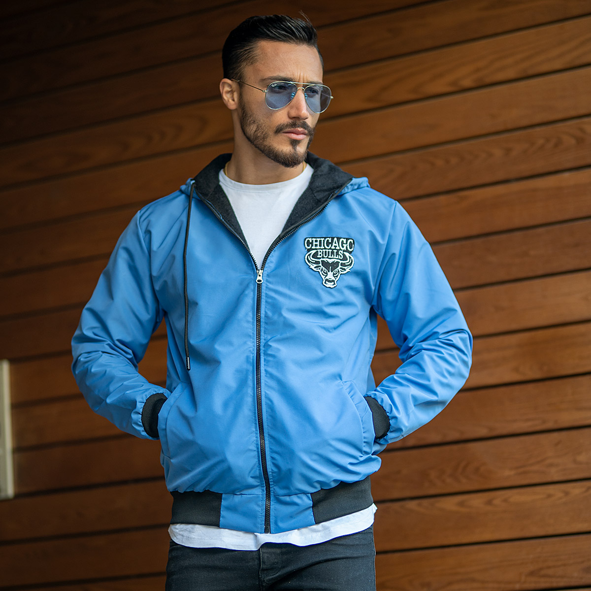 سوئی شرت   chicago bulls آبی